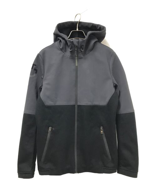 Cavalleria Toscana（カヴァレリア トスカーナ）Cavalleria Toscana (カヴァレリア トスカーナ) ジップアップフードジャケット ブラック サイズ:Mの古着・服飾アイテム