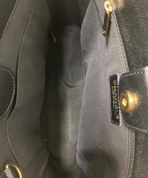 CHANEL（シャネル）CHANEL (シャネル) PSTチェーンショルダートート ブラックの古着・服飾アイテム