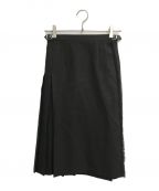 O'NEILLオニール）の古着「ウールラップスカート」｜ブラック