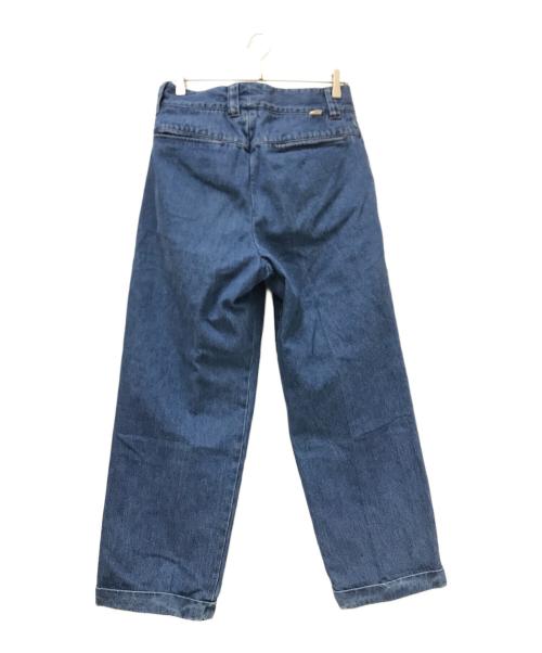 FARAH（ファーラー）FARAH (ファーラー) Two Tuck Wide Tapered Pants インディゴ サイズ:W32の古着・服飾アイテム