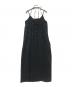 STYLE MIXER (スタイルミキサー) プリーツジャガードキャミワンピース ブラック サイズ:M：4480円