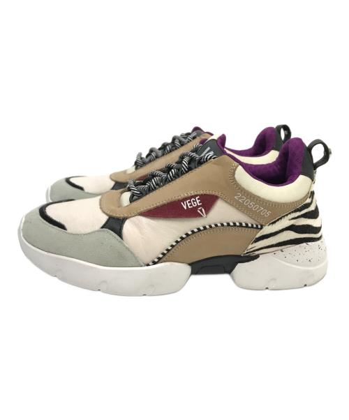 VEGE（ベジ）VEGE (ベジ) スニーカー パープル サイズ:38の古着・服飾アイテム