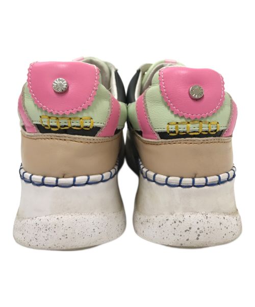 VEGE（ベジ）VEGE (ベジ) スニーカー グリーン×ブラック×ベージュ サイズ:37の古着・服飾アイテム