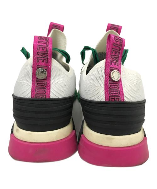 STEVE MADDEN（スティーブマデン）STEVE MADDEN (スティーブマデン) ストレッチニットスニーカー ホワイト サイズ:下記参照の古着・服飾アイテム