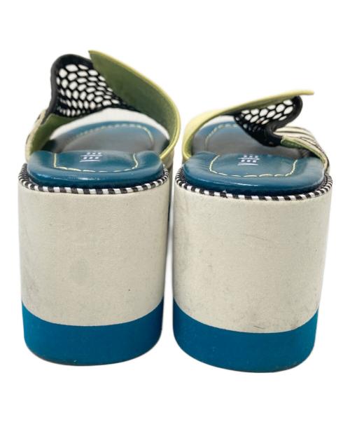 VEGE（ベジ）VEGE (ベジ) Saint Oineappleサンダル グリーン×イエロー サイズ:37の古着・服飾アイテム