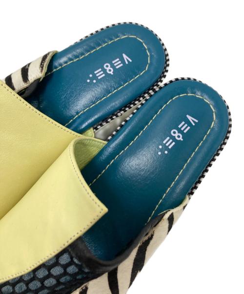 VEGE（ベジ）VEGE (ベジ) Saint Oineappleサンダル グリーン×イエロー サイズ:37の古着・服飾アイテム
