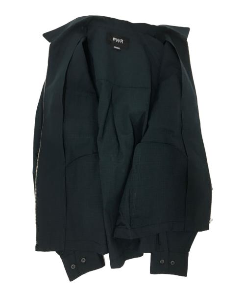 PWA（プア）PWA (プア) DRY ZIP-UP SWING SHIRT グリーン サイズ:Mの古着・服飾アイテム