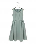 FOXEY NEWYORKフォクシーニューヨーク）の古着「ノースリーブワンピース」｜グリーン
