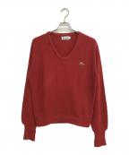 IZOD LACOSTEアイゾッド ラコステ）の古着「ヴィンテージニット」｜レッド