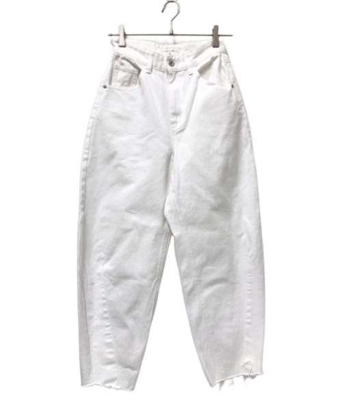 CADUNE（カデュネ）CADUNE (カデュネ) カーヴィーデニム ホワイト サイズ:36の古着・服飾アイテム