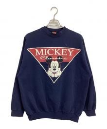MICKEY UNLIMITED（ミッキー アンリミテッド）の古着「90'sクルーネックスウェット」｜ネイビー