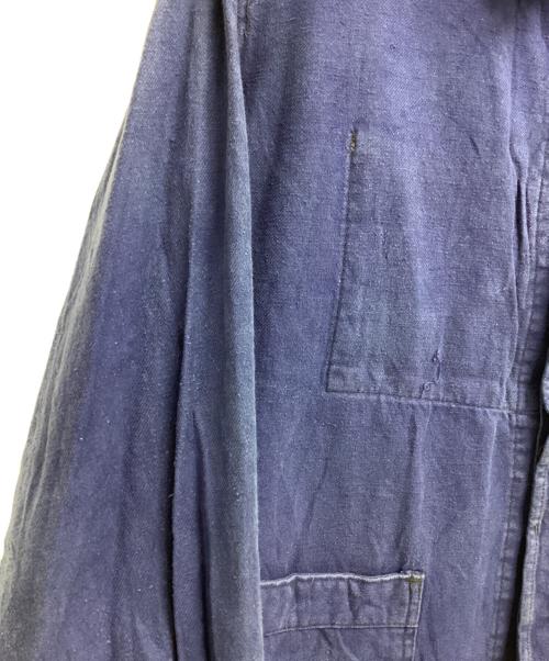 REINE BAUMWOLLE（REINE BAUMWOLLE）REINE BAUMWOLLE (REINE BAUMWOLLE) ユーロワークジャケット ネイビー サイズ:不明の古着・服飾アイテム