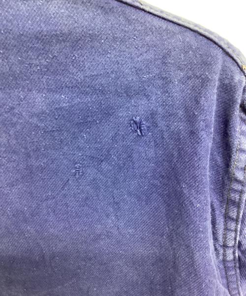 REINE BAUMWOLLE（REINE BAUMWOLLE）REINE BAUMWOLLE (REINE BAUMWOLLE) ユーロワークジャケット ネイビー サイズ:不明の古着・服飾アイテム