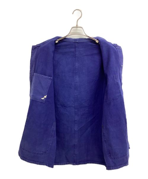 REINE BAUMWOLLE（REINE BAUMWOLLE）REINE BAUMWOLLE (REINE BAUMWOLLE) ユーロワークジャケット ネイビー サイズ:不明の古着・服飾アイテム