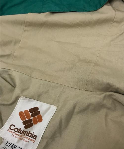 Columbia（コロンビア）Columbia (コロンビア) 80'sフードジャケット グリーン サイズ:Lの古着・服飾アイテム