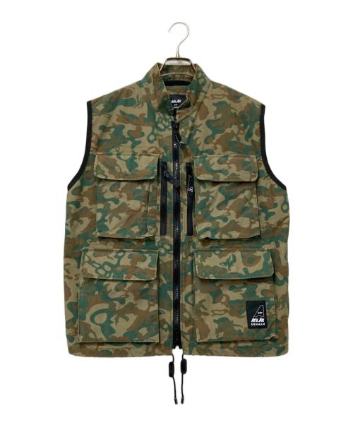 ARKAIR（アークエアー）ARKAIR (アークエアー) Denham (デンハム) コンバットベスト オリーブ サイズ:Lの古着・服飾アイテム