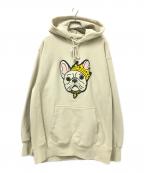 KSL SUPPLYケイエスエル サプライ）の古着「刺繍パーカー」｜ベージュ