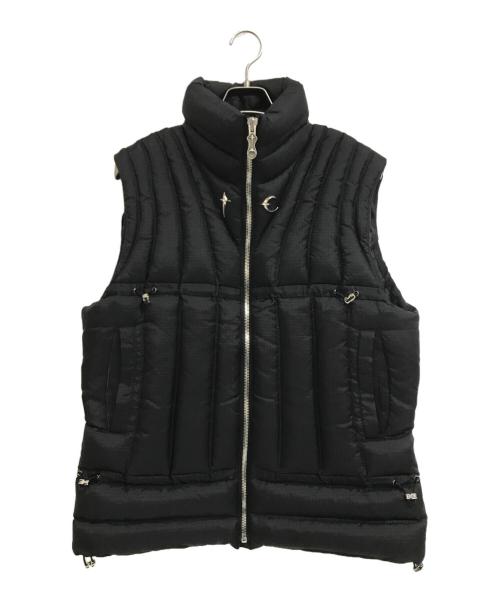 THUG CLUB（サグ クラブ）THUG CLUB (サグ クラブ) War Life Down Vest ブラック サイズ:2の古着・服飾アイテム