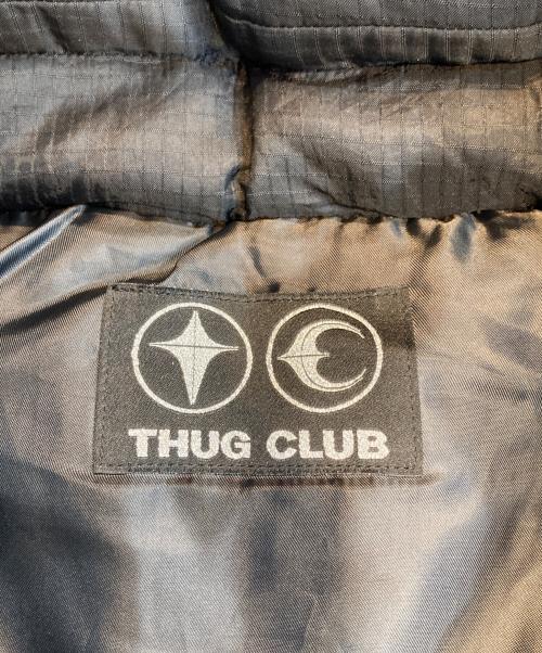 THUG CLUB（サグ クラブ）THUG CLUB (サグ クラブ) War Life Down Vest ブラック サイズ:2の古着・服飾アイテム
