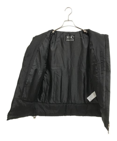 THUG CLUB（サグ クラブ）THUG CLUB (サグ クラブ) War Life Down Vest ブラック サイズ:2の古着・服飾アイテム