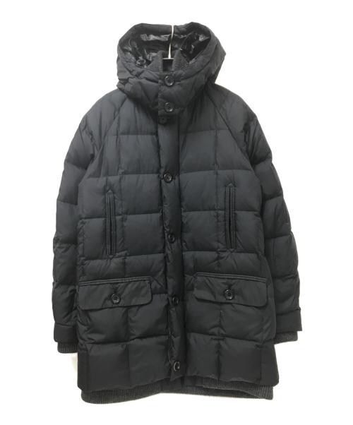 nano・universe（ナノ・ユニバース）nano・universe (ナノ・ユニバース) フードロングダウン ブラック サイズ:Sの古着・服飾アイテム