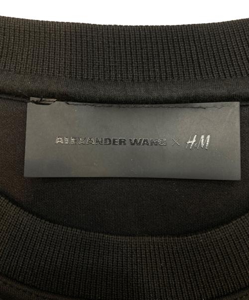 ALEXANDER WANG（アレキサンダー・ワン）ALEXANDER WANG (アレキサンダーワン) H&M (エイチアンドエム) ダイバーニットトレーナー ブラック サイズ:Lの古着・服飾アイテム