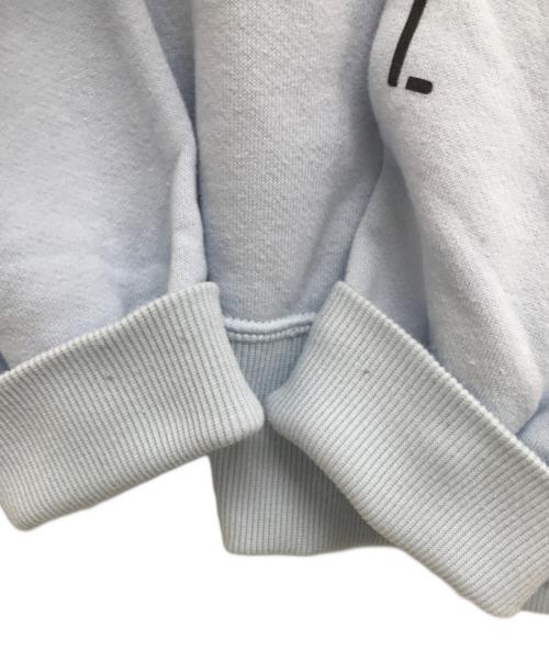 SEQUEL（シークエル）SEQUEL (シークエル) WEEKEND (ウィークエンド) PRINT SWEAT SHIRTS ブルー サイズ:Lの古着・服飾アイテム