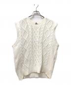 GOODENOUGHグッドイナフ）の古着「フィッシャーマンベスト」｜ホワイト