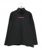 BRIEFINGブリーフィング）の古着「モックネックカットソー」｜ブラック