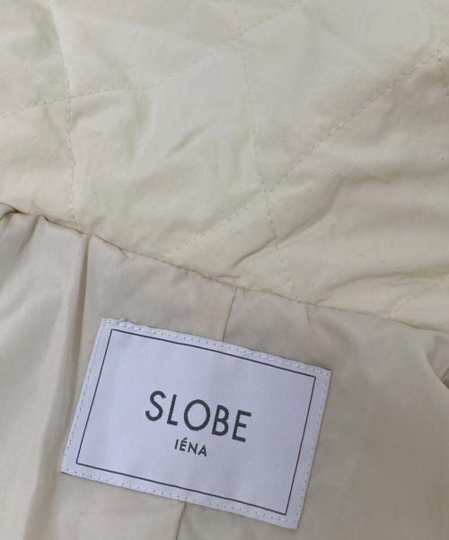 SLOBE IENA（スローブ イエナ）SLOBE IENA (スローブ イエナ) ナイロンタスランキルティングロングコート ホワイト サイズ:FREEの古着・服飾アイテム