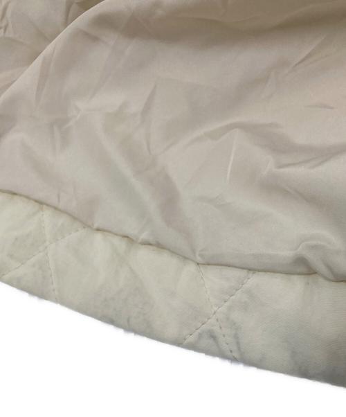 SLOBE IENA（スローブ イエナ）SLOBE IENA (スローブ イエナ) ナイロンタスランキルティングロングコート ホワイト サイズ:FREEの古着・服飾アイテム