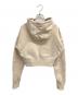 MARITHE+FRANCOIS GIRBAUD (マリテフランソワジルボー) CLASSIC LOGO CROP HOODIE ZIPU.P ホワイト サイズ:S：6000円