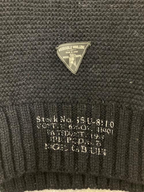 NIGEL CABOURN（ナイジェルケーボン）NIGEL CABOURN (ナイジェルケーボン) 40s U.S. ARMY STOLE WASHABLE WOOL ネイビー サイズ:下記参照の古着・服飾アイテム