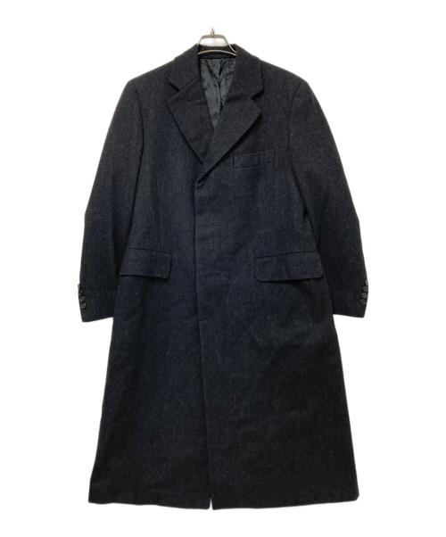 Paul Stuart（ポールスチュアート）Paul Stuart (ポールスチュアート) ウールチェスターコート ブラック サイズ:下記参照の古着・服飾アイテム