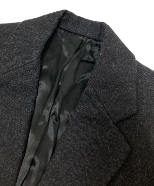 Paul Stuart（ポールスチュアート）Paul Stuart (ポールスチュアート) ウールチェスターコート ブラック サイズ:下記参照の古着・服飾アイテム