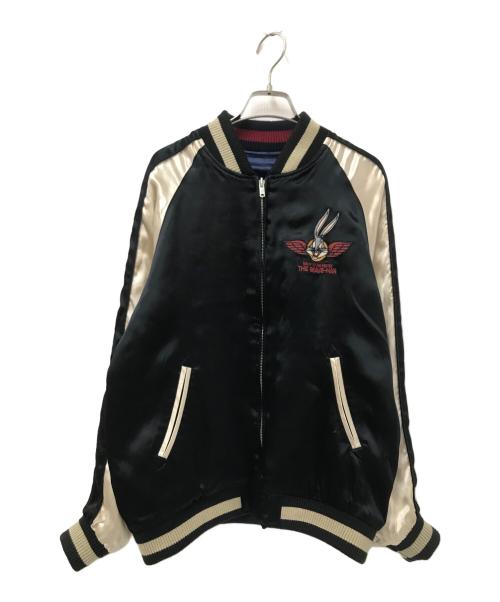 THE BRAVEMAN（ザ ブレイブマン）THE BRAVEMAN (ザ ブレイブマン) リバーシブルスカジャン レッド×ブラック サイズ:Mの古着・服飾アイテム