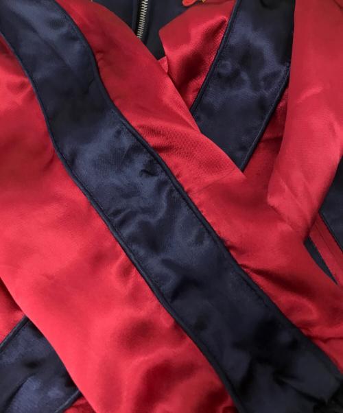 THE BRAVEMAN（ザ ブレイブマン）THE BRAVEMAN (ザ ブレイブマン) リバーシブルスカジャン レッド×ブラック サイズ:Mの古着・服飾アイテム