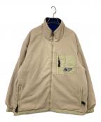 NIKE ACGナイキエーシージー）の古着「リバーシブルフリースジャケット」｜ベージュ×ネイビー