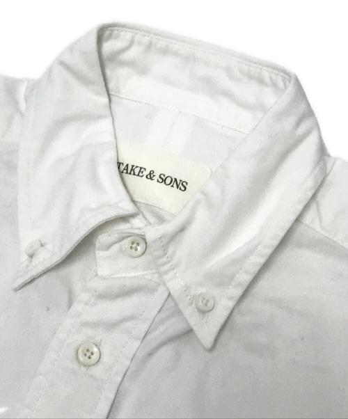 TAKE&SONS（テイクアンドサンズ）TAKE&SONS (テイクアンドサンズ) OX BD SHIRT ホワイト サイズ:1の古着・服飾アイテム