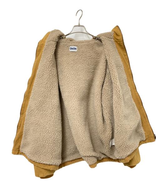 9090（9090）9090 (9090) King Logo Hooded Work Jacket ブラウン サイズ:Lの古着・服飾アイテム
