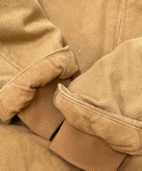 9090（9090）9090 (9090) King Logo Hooded Work Jacket ブラウン サイズ:Lの古着・服飾アイテム