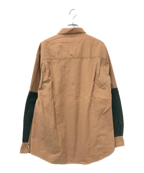 Columbia（コロンビア）Columbia (コロンビア) 切替ハンティングシャツ ブラウン サイズ:XLの古着・服飾アイテム