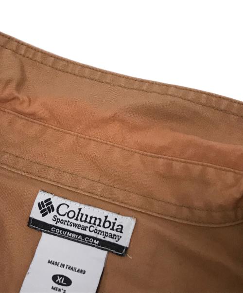 Columbia（コロンビア）Columbia (コロンビア) 切替ハンティングシャツ ブラウン サイズ:XLの古着・服飾アイテム