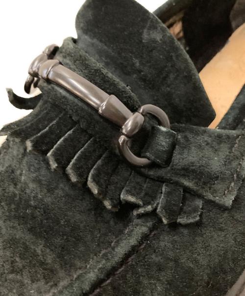 Dr.Martens（ドクターマーチン）Dr.Martens (ドクターマーチン) フリンジビットローファー ブラック サイズ:UK:7の古着・服飾アイテム