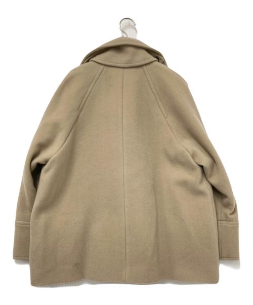 Spick and Span（スピック＆スパン）Spick and Span (スピックアンドスパン) W/Nyモッサステンカラーショートコート ベージュ サイズ:36の古着・服飾アイテム