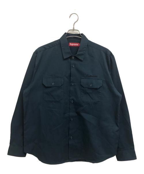 SUPREME（シュプリーム）SUPREME (シュプリーム) Snow White Work Shirt ネイビー サイズ:Mの古着・服飾アイテム
