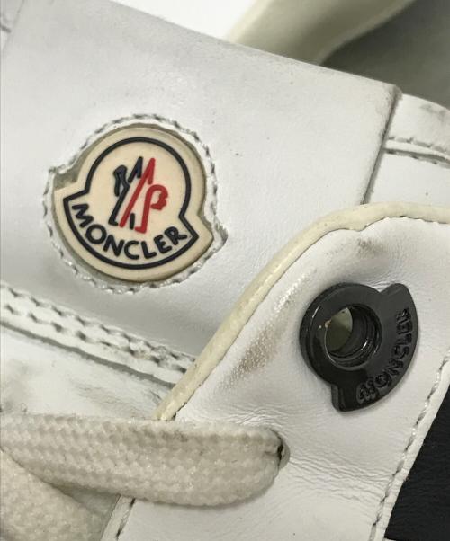 MONCLER（モンクレール）MONCLER (モンクレール) ローカットスニーカー ホワイト サイズ:41の古着・服飾アイテム