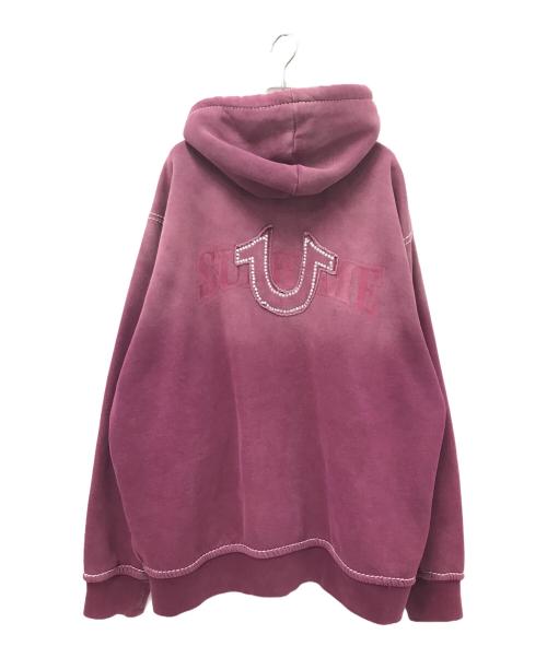 SUPREME（シュプリーム）SUPREME (シュプリーム) TRUE RELIGION (トゥルー レリジョン) Zip Up Hooded Sweatshirt レッド サイズ:XLの古着・服飾アイテム