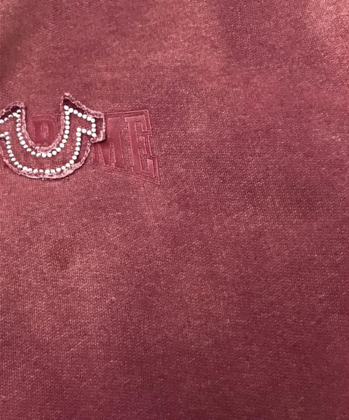 SUPREME（シュプリーム）SUPREME (シュプリーム) TRUE RELIGION (トゥルー レリジョン) Zip Up Hooded Sweatshirt レッド サイズ:XLの古着・服飾アイテム