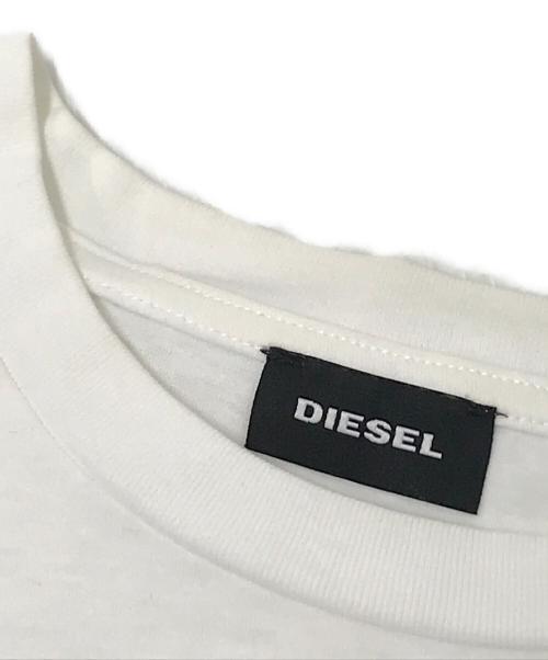 DIESEL（ディーゼル）DIESEL (ディーゼル) プリントTシャツ ホワイト サイズ:Mの古着・服飾アイテム